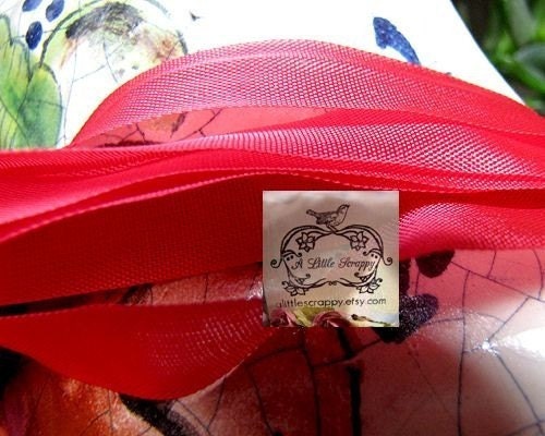 Rayon Seam Binding Ribbon Holiday Venetian Red