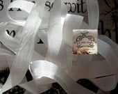 Rayon Seam Binding Ribbon Egg Shell White