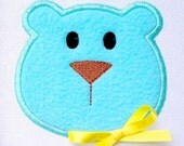 Bear Softie Head Machine Embroidery Design Applique 4x4 and 3x3