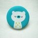 Snow Bear Brooch/ Pin