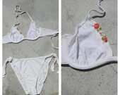 90s deadstock // HIGH WAIST BIKINI - small
