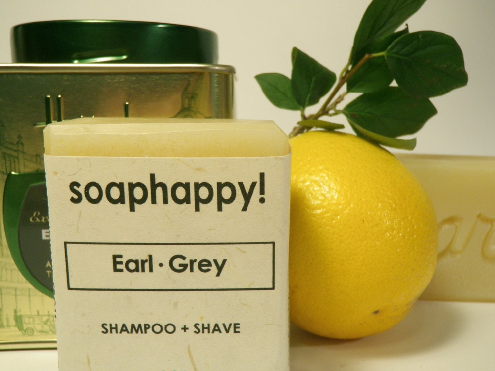 Earl Grey Vegan Shampoo and Shave Bar