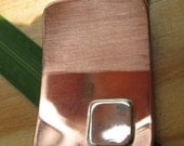 Copper-Silver Two Tone Pendant