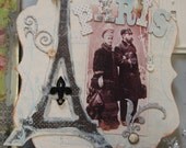 Christmas in Paris Wall Hanging Christmas Decoration.  ECS