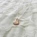 Tiny rose gold heart necklace, tiny love, bridal or everyday jewelry