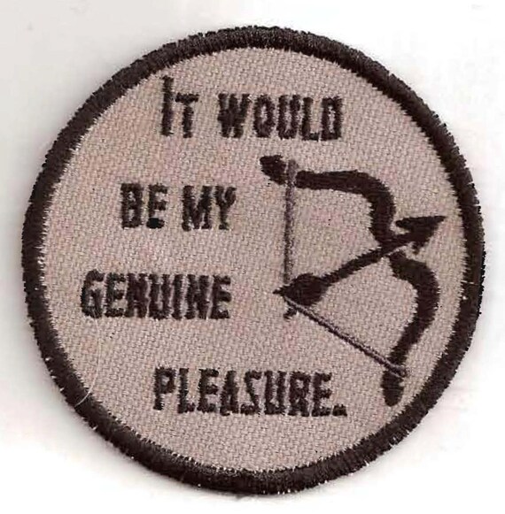 Avengers, Hawkeye, It Would Be My Genuine Pleasure Patch