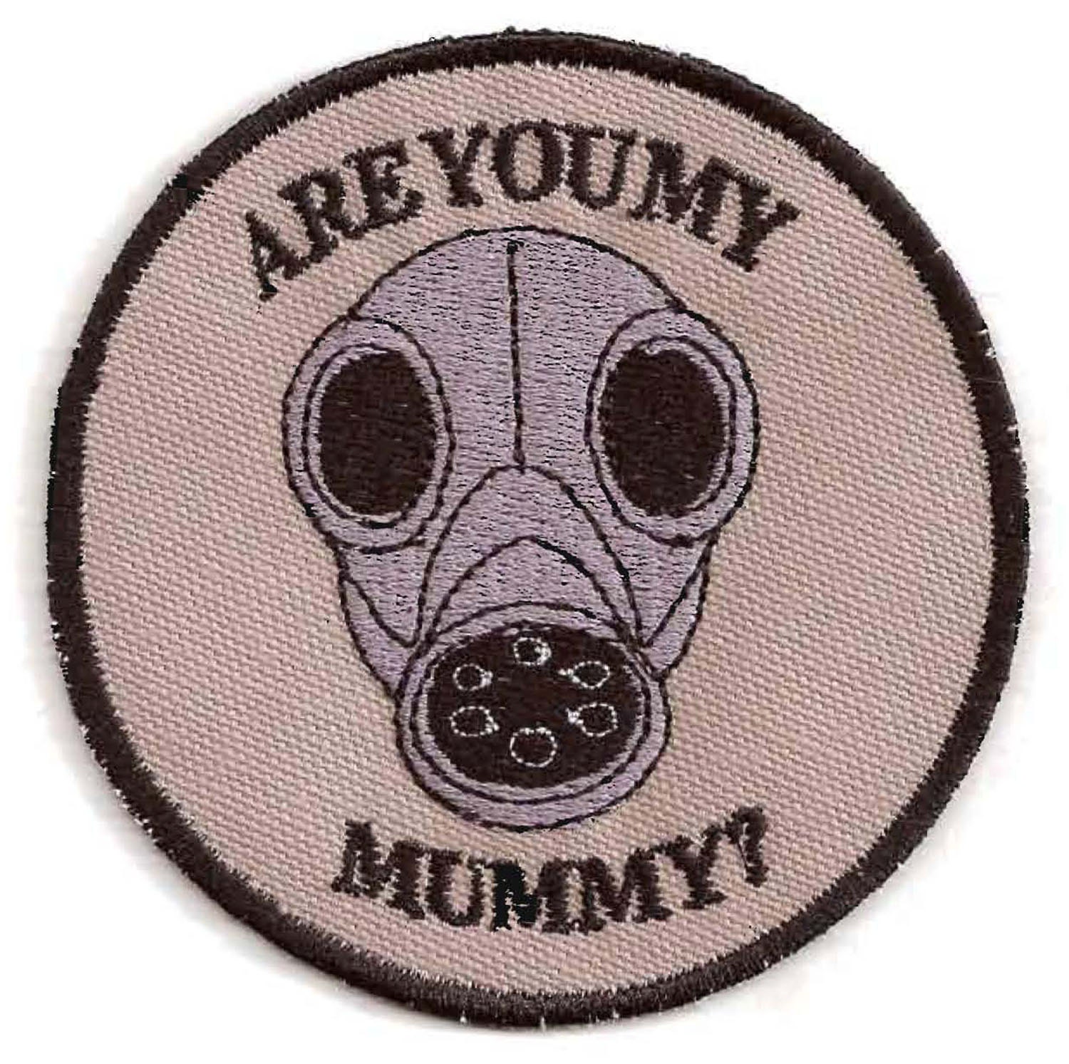 Doctor Who Are You My Mummy Gas Mask Patch