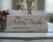 Personalized Family Name Sign Custom Family Name Signs