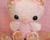 Pink Roses PatterKitty Plush
