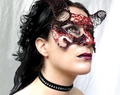 Devil masquerade mask, handmade