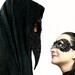 Jackdaw ladies masquerade mask, handmade