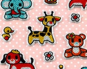 Kawaii Puffy Glittery Toy Animal Stickers - Teddy Bears, Elephants, Toys and more