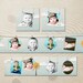 Clothes Line 3x3 mini Accordion Album Template for Photographers