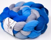 Organic Superfine Merino Spinning Fiber Roving Top- "Carswell"