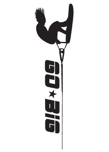 Vinyl Wall Sticker Decal Art - Wakeboard