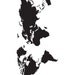 Vinyl Wall Sticker Decal Art - World Map