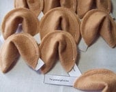 12 Felt Fortune Cookies With Real Fortunes