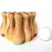 Rainbow Hand-dipped Wooden Skittles
