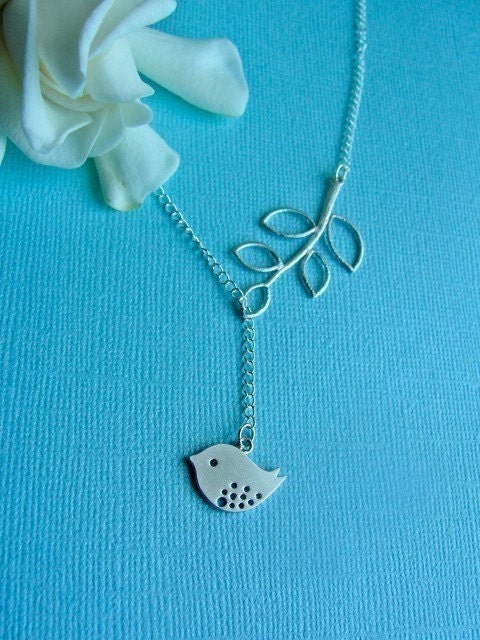 Silver Birdy Dangle Lariat