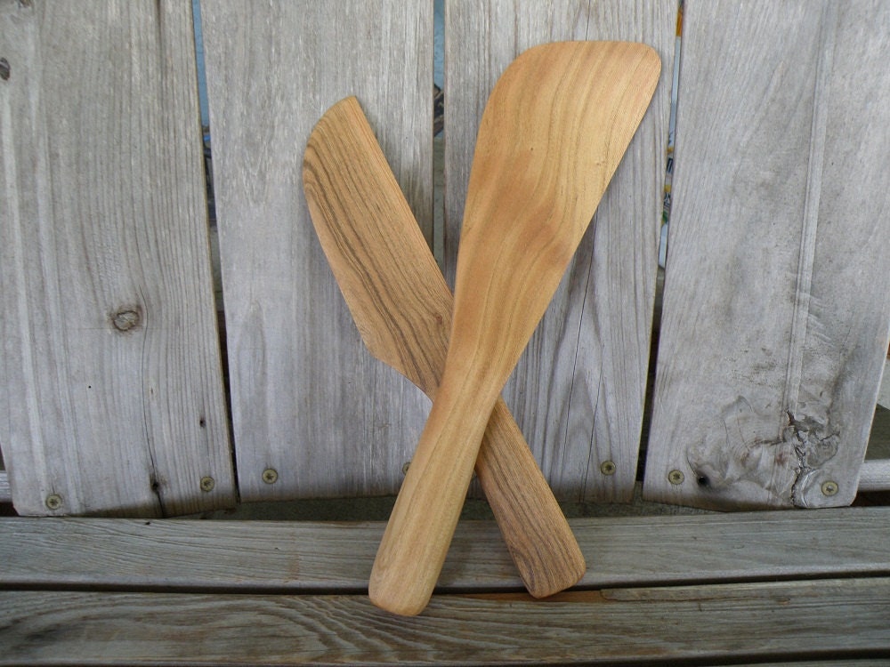 Wedding Cake Set Cutter Server Cherry Wood
