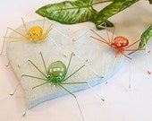 Green Spider Yellow Spider Orange Spider