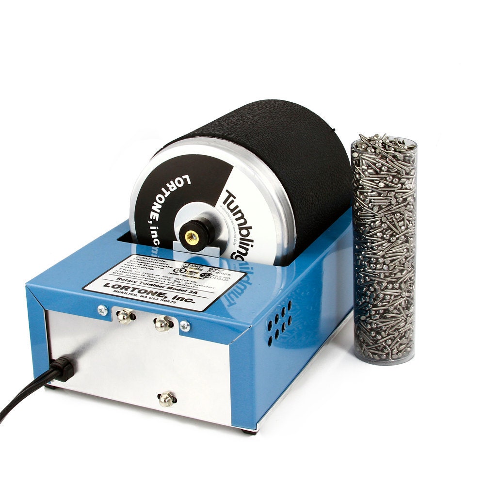Lortone 3A Jewelry Tumbler Kit with 2 lbs of Stainless Steel Shot