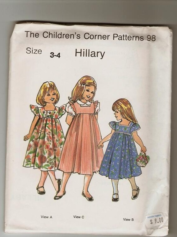 The Childrens Corner Pattern 98 Hillary