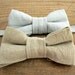 Bow Tie in The Natural Linen Collection