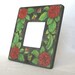 Rose Photo Frame Pyrographed Wood