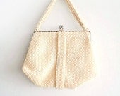 vintage purse : 1950s beaded purse