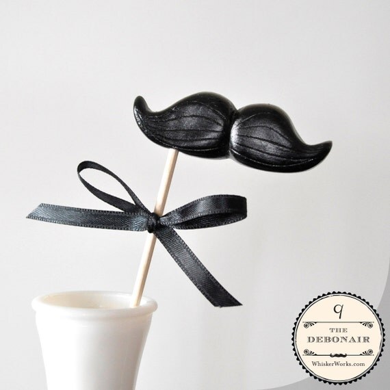 Mustache on a Stick - No. 09 - The Debonair Il_570xn