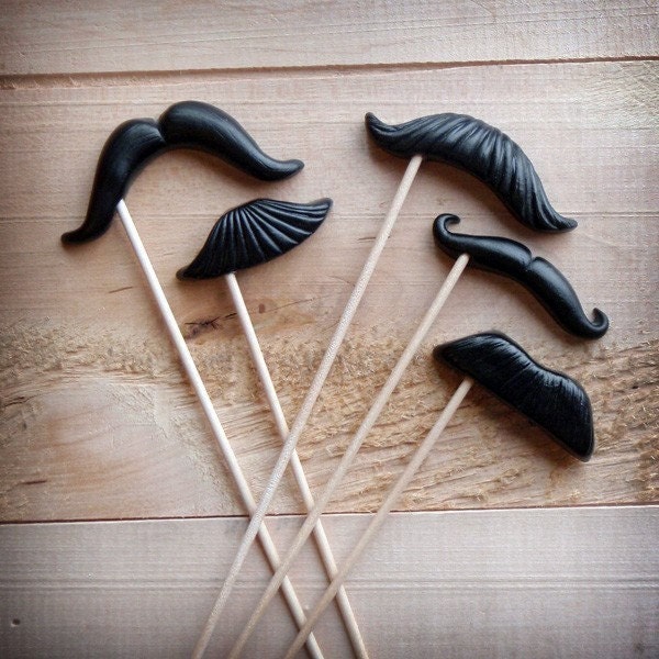Quintessential Mix of Mustaches - Set of 5