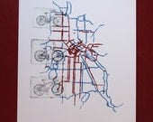 Minneapolis Bikes inkjet print