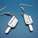Popsicle Earrings - ice pop mini icecream food jewelry cute rockabilly quirky chic sweet dessert snack fun kawaii kitsch szeya designs