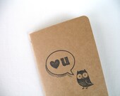 Brown Owl Heart Notebook (Moleskine)