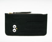 Black Cat Leather Case