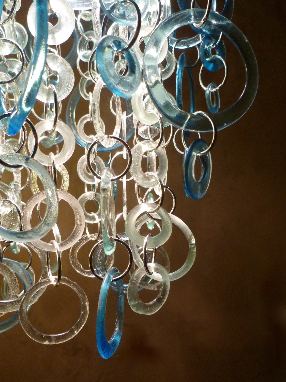 AQUA Chandelier - Eco friendly - Ecological - Recycled glass