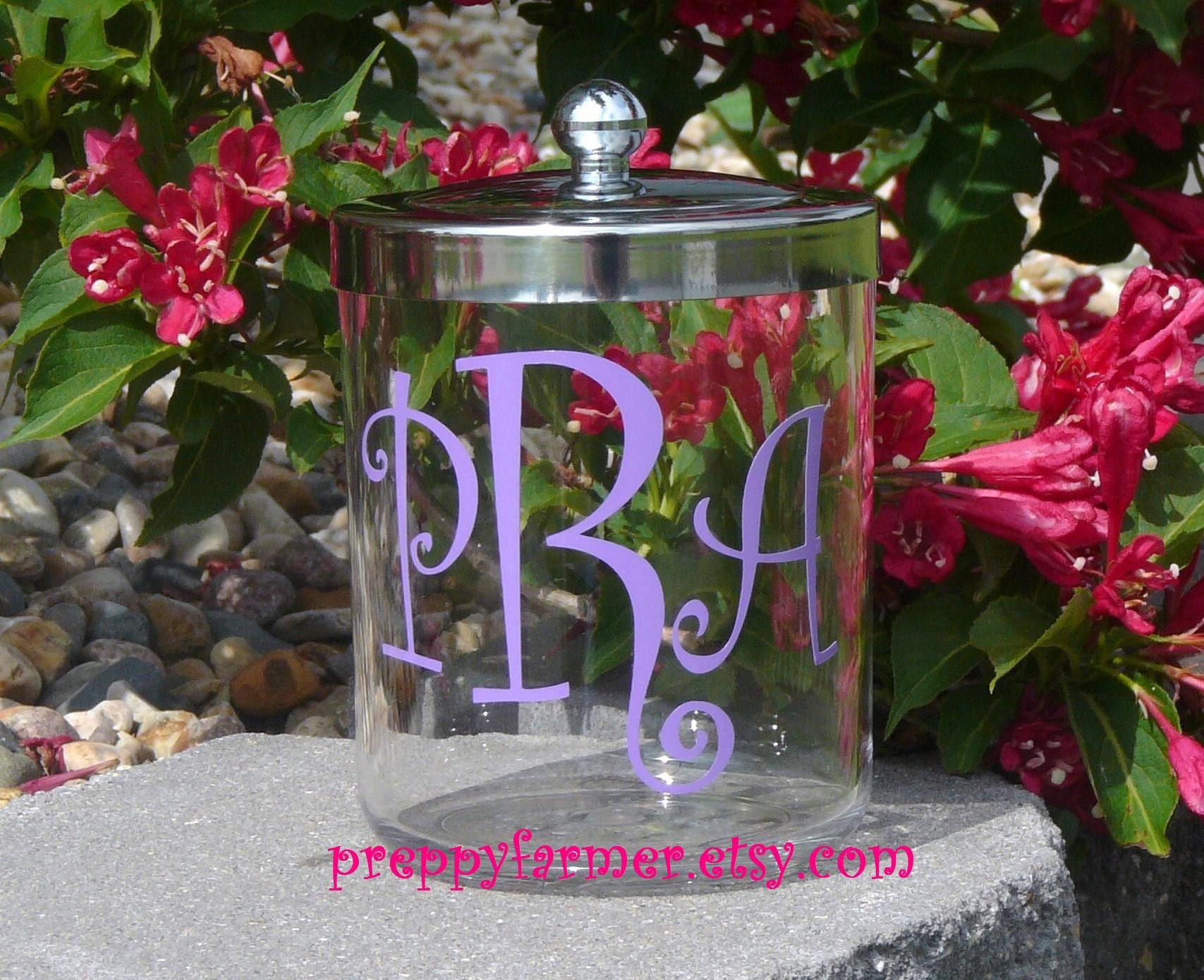 Med. Canister w/Chrome Lid