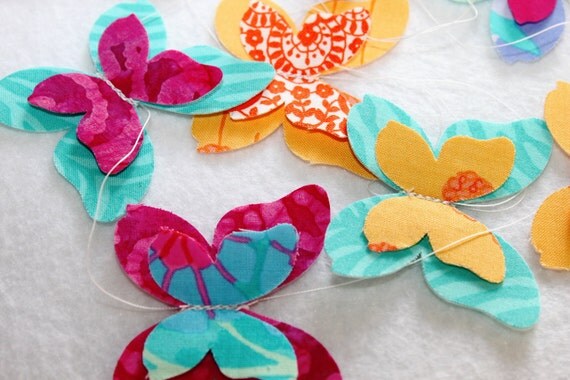 Butterfly Garland - in Tropical Paradise Il_570xn
