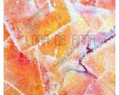Iced Tangerine Crush Graphic Print A3