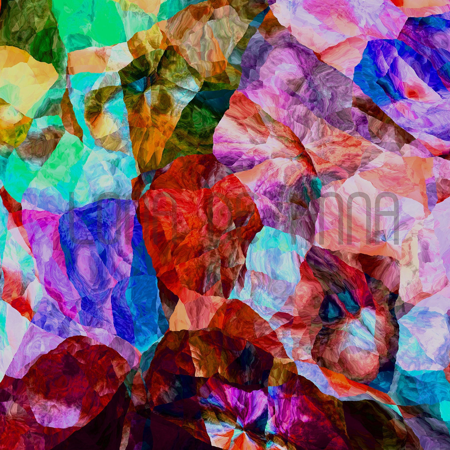 Ruby Zoisite - Graphic Print A3