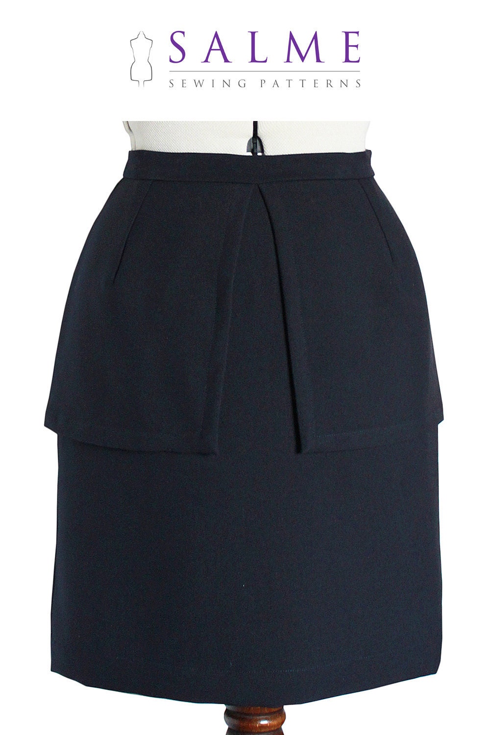 Peplum Skirt PDF Sewing pattern
