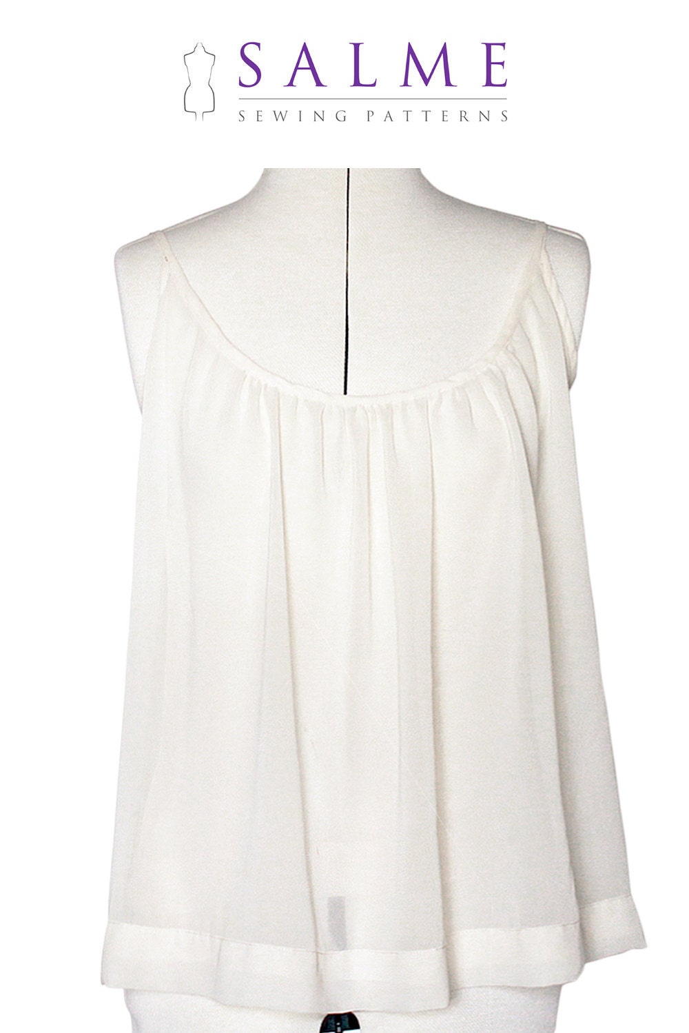 PDF Sewing pattern - Gathered top