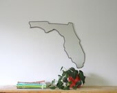 SALE / / / Florida Mirror / Wall Mirror State Outline Silhouette