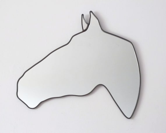 SALE / / / Horse Mirror Left / Handmade Wall Mirror