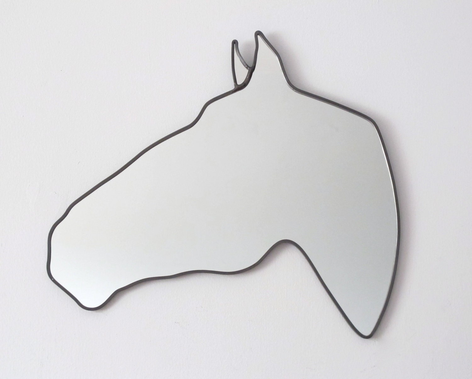 SALE / / / Horse Mirror Left / Handmade Wall Mirror