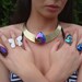 RESERVED Titanium Crystal Butterfly Ring