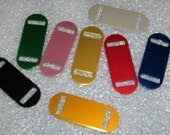 Laser Engraved Pet ID Tag -- Slider Style -- (Made in the USA)