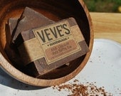 Real Chocolate Shea Butter Bar, soap by Veve's Handmade