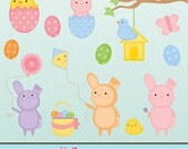 Sweet Spring Cute Digital Clipart for Card Design, Scrapbooking, and Web Design Il_170x135